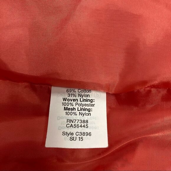 J.CREW Women’s Orange Lace Dress Size 6 Sleeveless Hidden Back Zipper Closure - Picture 6 of 13